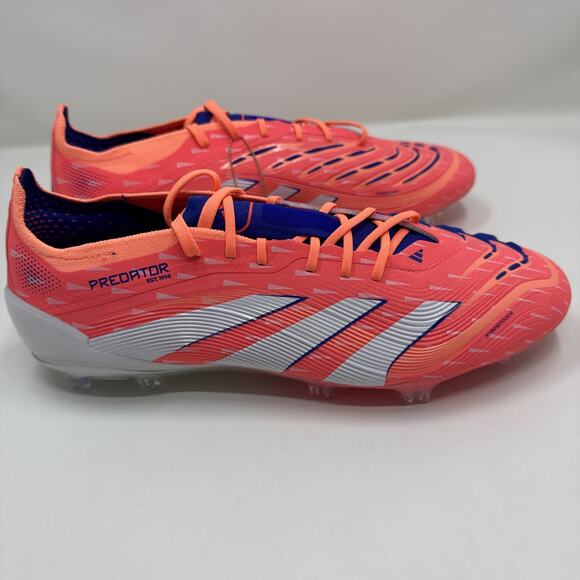 Adidas Predator Elite FG Soccer Cleats “Coral Blaze Pack” (JI1083) Mens 8.5 NEW main image 5